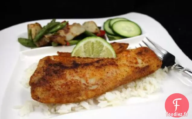 Poisson En Croûte de Cumin Poêlé au Chili