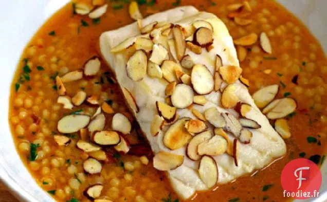Dîner ce soir : Poisson au Couscous Safran-Tomate