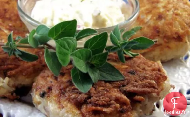 Gâteaux De Poisson À La Sauce Aux Herbes (Allemand)