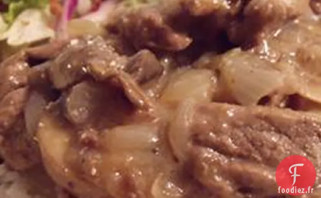 Steak et Riz Tout Simplement Élégants