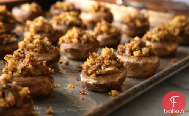 Recette de Champignons Farcis