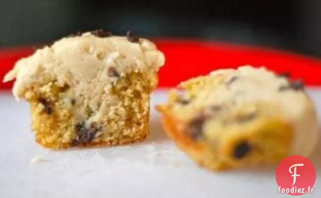 Pâte À Biscuits aux Pépites De Chocolat + Cupcake = Le MEILLEUR Cupcake. Jamais.