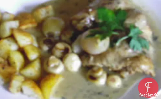Côtelettes de Porc au Vin Blanc