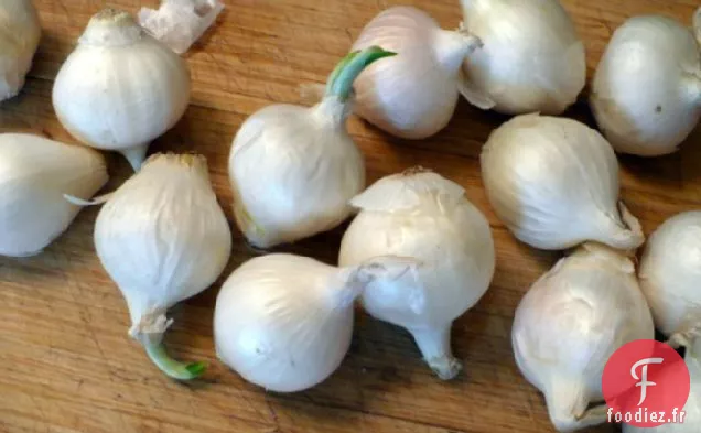 Oignons Cocktail Parfumés Au Citron