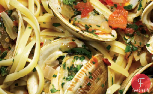 Linguine au Bouillon d'Herbes et Palourdes