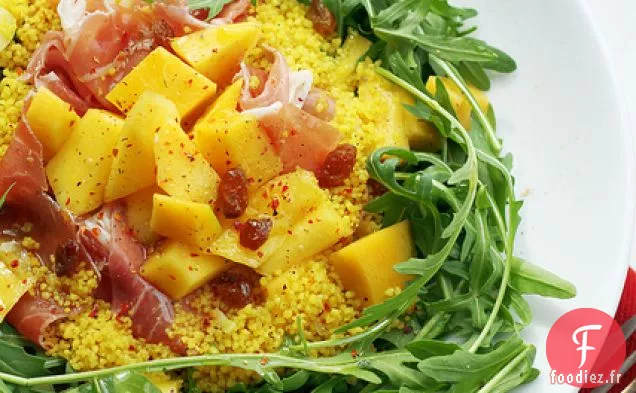 Coucous À La Mangue, Jambon De Parme Et Roquette