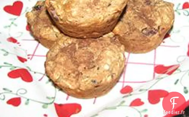Muffins à la Compote de Pommes et à l'Avoine