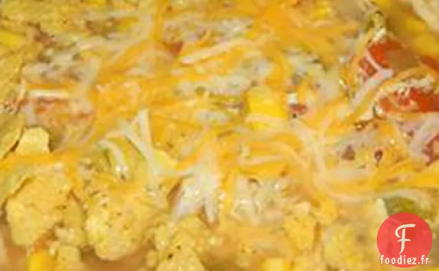 Soupe de Légumes au Poulet Tortilla