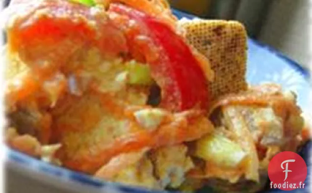 Salade de Tofu Au Curry