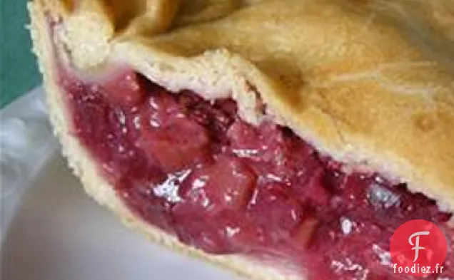 Tarte à la Rhubarbe Fraîche
