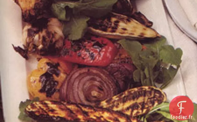 Légumes Grillés Et Pain Aux Tomates