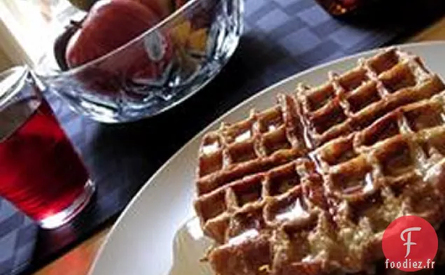 Pain Grillé à la Gaufre Française à la Cannelle et au Sucre