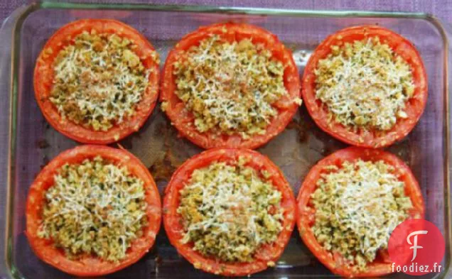 Tomates Provençales (Tomates au Four Farcies au Fromage et à la Chapelure)