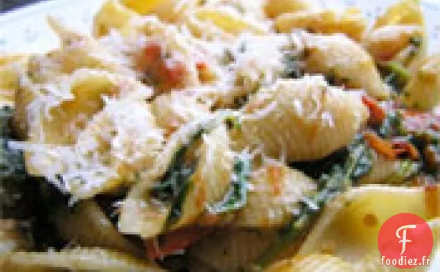 Dîner Ce Soir: Pâtes À La Roquette Et Tomates