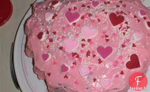 Gâteau Coeur Saint Valentin