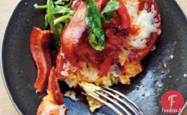 Pain perdu BLT avec Vinaigrette à l'Ail Rôti