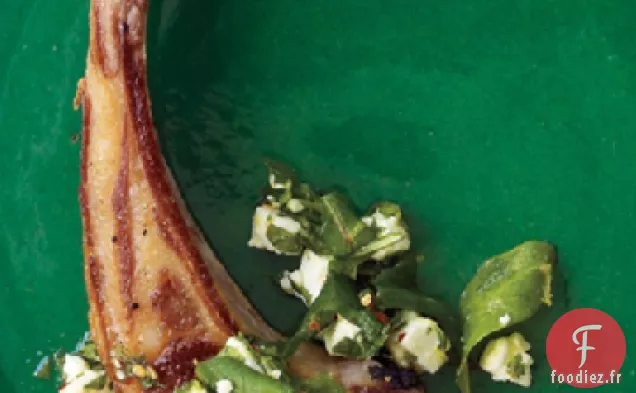 Relish de Roquette, Feta et Menthe