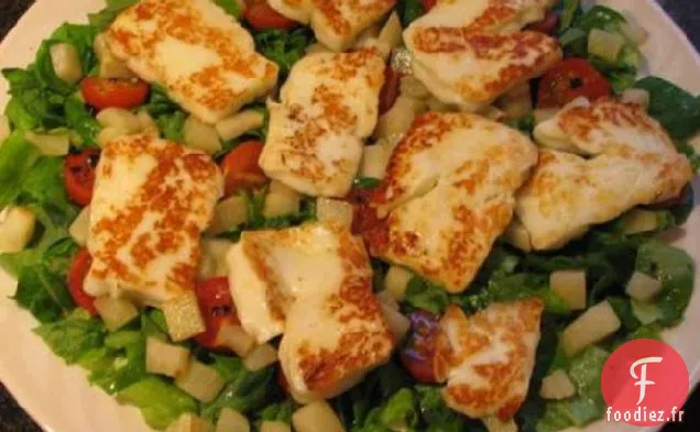 Salade Halloumi et Poire