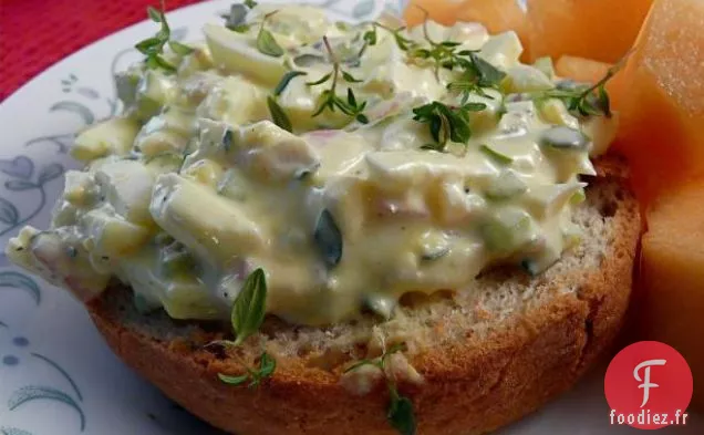 Salade D'Œufs Sains Aux Herbes Fraîches