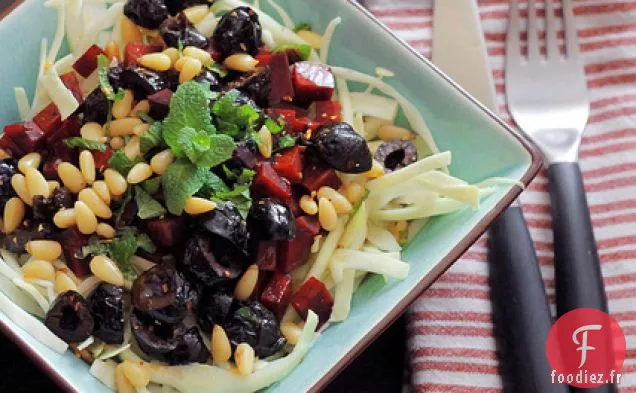 Chou Blanc, Olives Noires Et Betteraves