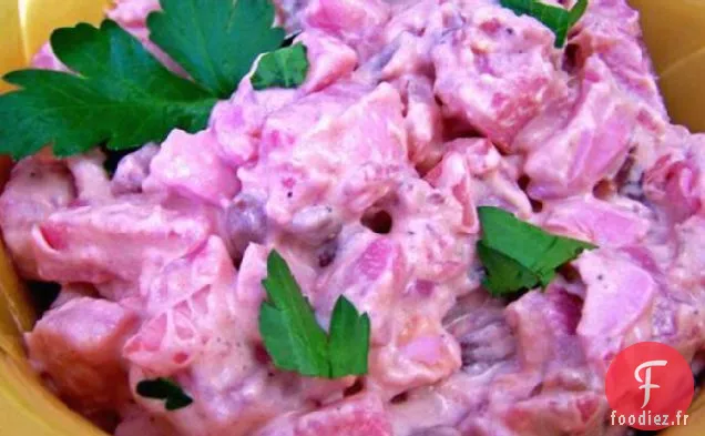 Salade de Pommes de Terre et Betteraves