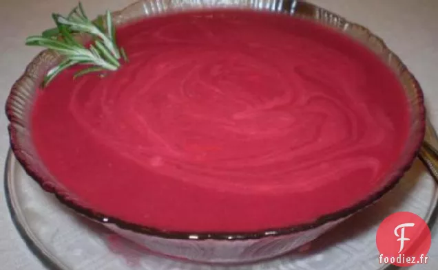 Soupe de Betteraves et de Pommes de Terre
