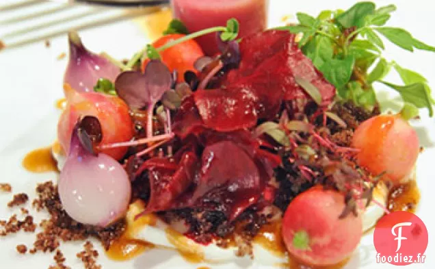 Betteraves Marinées et Salade de Radis au Petit Déjeuner