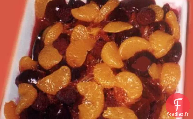 Salade De Betteraves À L'Orange Et Vinaigrette Aux Framboises