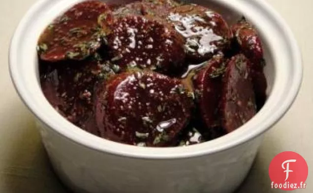 Betteraves à la Moutarde et à l'Estragon