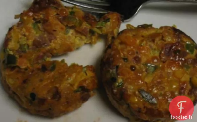 Gâteaux de Crabe Végétariens Faits Maison Faciles / Curseurs - Weight Watchers 4 Points