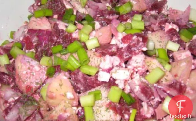 Salade de Betteraves, Feta et Pommes Granny Smith