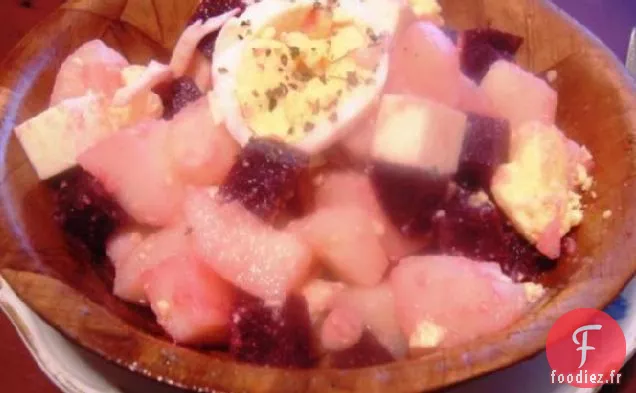 Salade de Pommes de Terre et de Betteraves (Plat Chypriote)