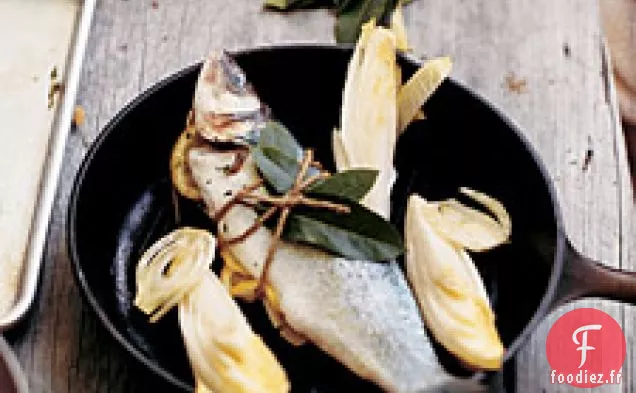Branzino Grillé Aux Légumes