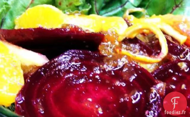 Betteraves à la Sauce Orange/abricot