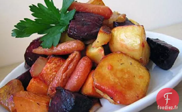 Légumes-Racines Rôtis à l'Érable