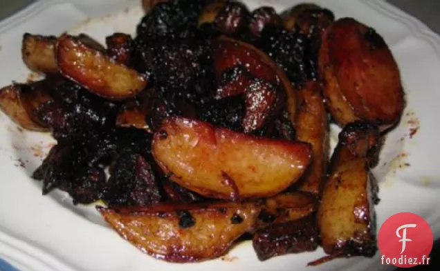 Légumes Racines Rôtis au Miel Et au Balsamique
