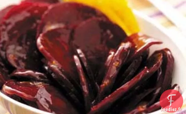 Bruschetta Aux Betteraves Rôties au Four et Fromage de Chèvre