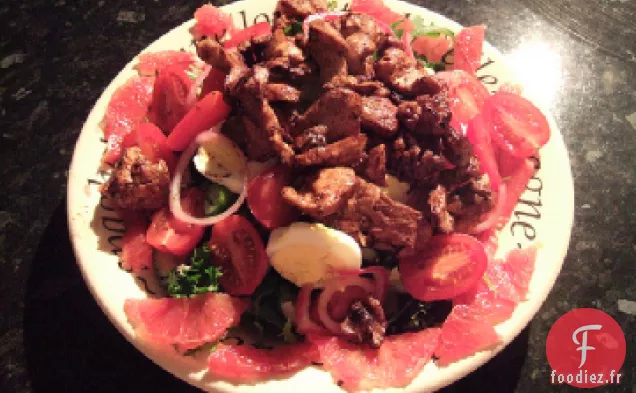 Sauté de Poulet Glacé aux Prunes