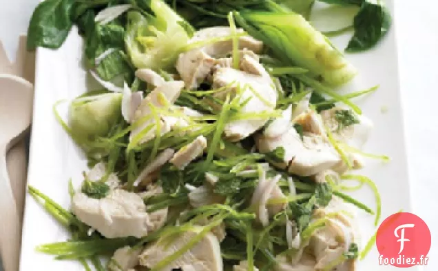 Salade de Poulet Asiatique au Bok Choy