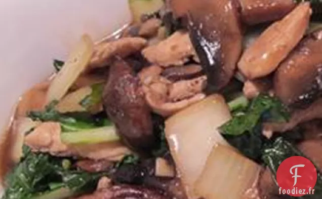 Baby Bok Choy à la Chinoise avec Sauce aux Champignons