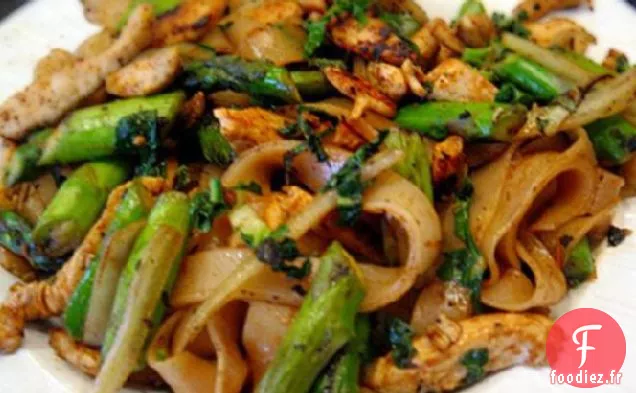 Poulet Chili Aux Asperges