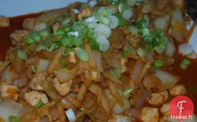 Poulet Sauté Au Chou Chinois