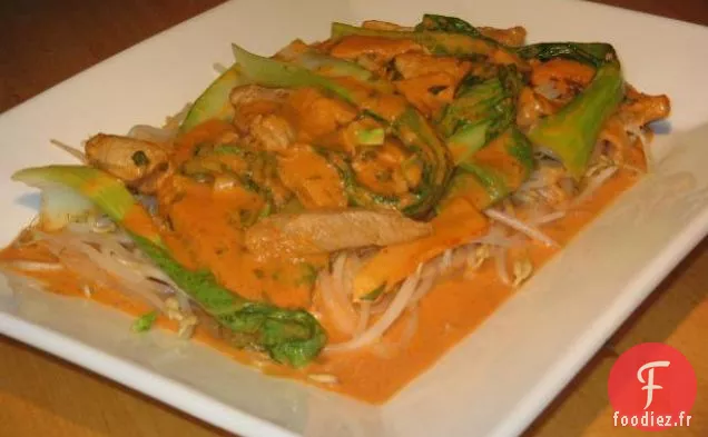 Porc Au Curry Rouge Aux Pommes