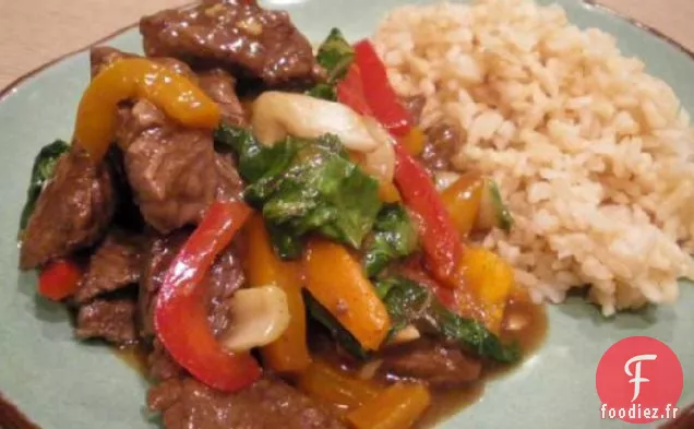 Sauté de bœuf au sésame