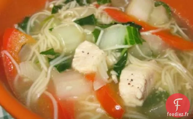 Soupe de Nouilles au Poulet aux Cinq épices