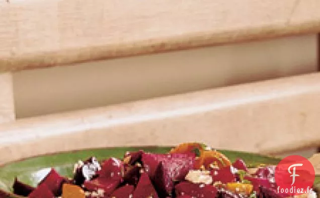 Salade De Betteraves Hachées À La Feta Et Aux Pacanes