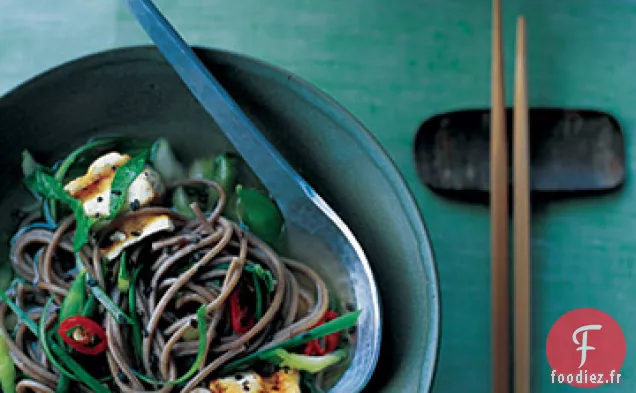 Soba et Tofu dans un Bouillon de Gingembre