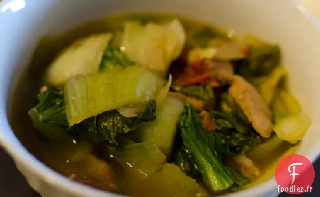 Soupe de Poulet et Bok Choy