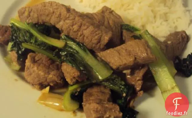Boeuf Au Gingembre Avec Bok Choy