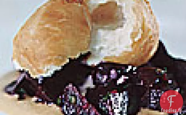 Salade de Betteraves au Beurre d'Amande et Gorgonzola Bomboloni